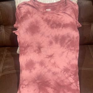 Pink tie dye T-shirt